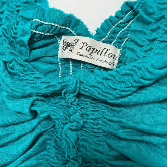 Papillion - Y2K ruched top - size small - Picture 6 of 9